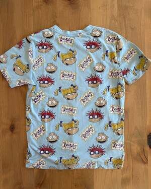 Nickelodeon Rugrats All Over Print Blue T-Shirt Men's Size Medium